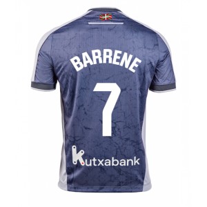 Fotbalové Dres Real Sociedad Ander Barrenetxea #7 Venkovní Oblečení 2025-26 Krátký Rukáv